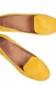 Mustard smoking slippers