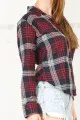 Rails Dana Button Down Plaid Shirt in Navy