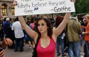 Sexy Occupy Wall Street Protester