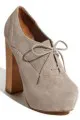 Steve Madden gray chunky heel booties