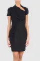 Vivienne Tam assymetrical black dress