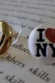 I Heart NY Earring Studs