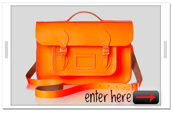 Cambridge Satchel Orange Fluro