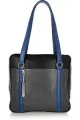 The Tote paneled leather bag