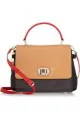 The Treasure two-tone leather tote