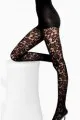 Eric Daman for DKNY Floral Print Tights