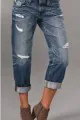 AG ripped boyfriend jeans