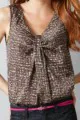 Ann Taylor graffiti grid top