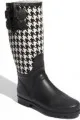 Chookah houndstooth rain boots