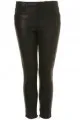 Faux Leather Seven Eigths Trousers