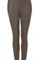 Faux Leather Skinny Trousers (Grey)
