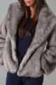Faux fur jacket