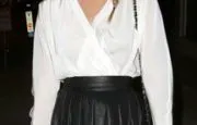 Kristin Cavallari Leather Mini
