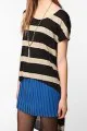 Tela Cropped High/Low Tee