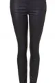MOTO Wet Look Coated Skinny Jeans