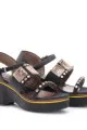 Marni Edition EMBELLISHED WEDGE SANDALS