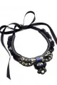 Ranjana Khan Bejeweled Navy Necklace