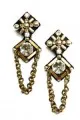 Ranjana Khan Chain Swag Earrings