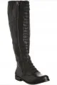 Rosegold leather lace up boots