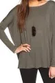 Scoop Top Olive
