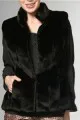 Timeless by Naeem Khan Tissavel Faux Fur Vest