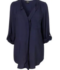 Topshop navy blouse Topshop navy blouse