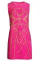 Silk studded dress