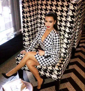 kim kardashian houndstooth kim kardashian houndstooth