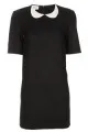 Boutique By Jaeger Frill Collar Velvet Dress