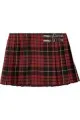 McQ Wool tartan mini kilt