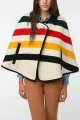 Pendleton Striped Blanket Cape