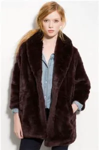 Hinge Faux Fur Oversize Chubby Coat Hinge Faux Fur Oversize Chubby Coat