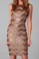 Alice + Olivia chevron sequin dress