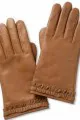 Banana Republic leather ruflfe gloves