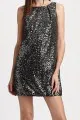 Carmen Marc Valvo sequin sheath dress