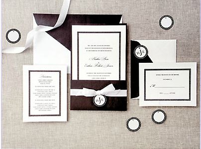 Sample wedding invitation kits