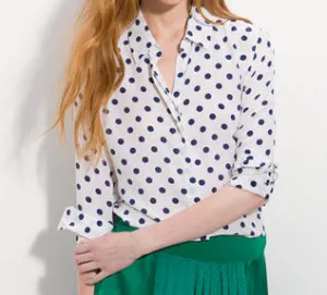 Equipment polka dot blouse Equipment polka dot blouse