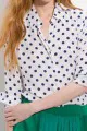 Equipment polka dot blouse