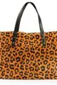 J.Crew leopard tote