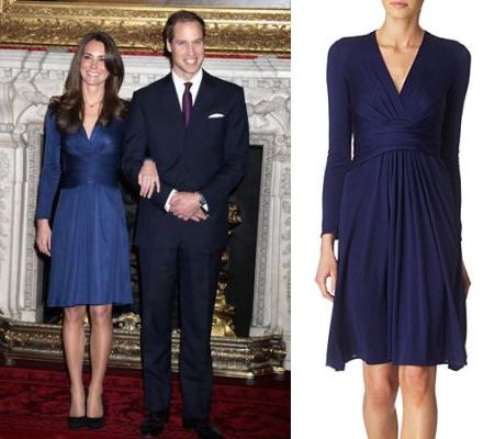 Issa Dress on Kate Middleton Navy Blue Issa Sash Dress