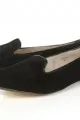 Manney Black Suede Slipper