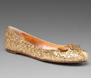 Marc by Marc Jacobs glitter flats