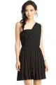 Rachel Rachel Roy black one shoulder dress