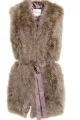 Reiss faux fur vest