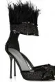 Sergio Rossi feather sandals