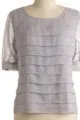 Silver tiered top