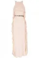 TIbi ruffled gown