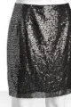 Tahari gunmetal sequin skirt