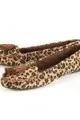 Velvet tassle leopard slippers