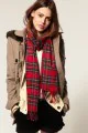 ASOS Brushed Tartan Check Scarf